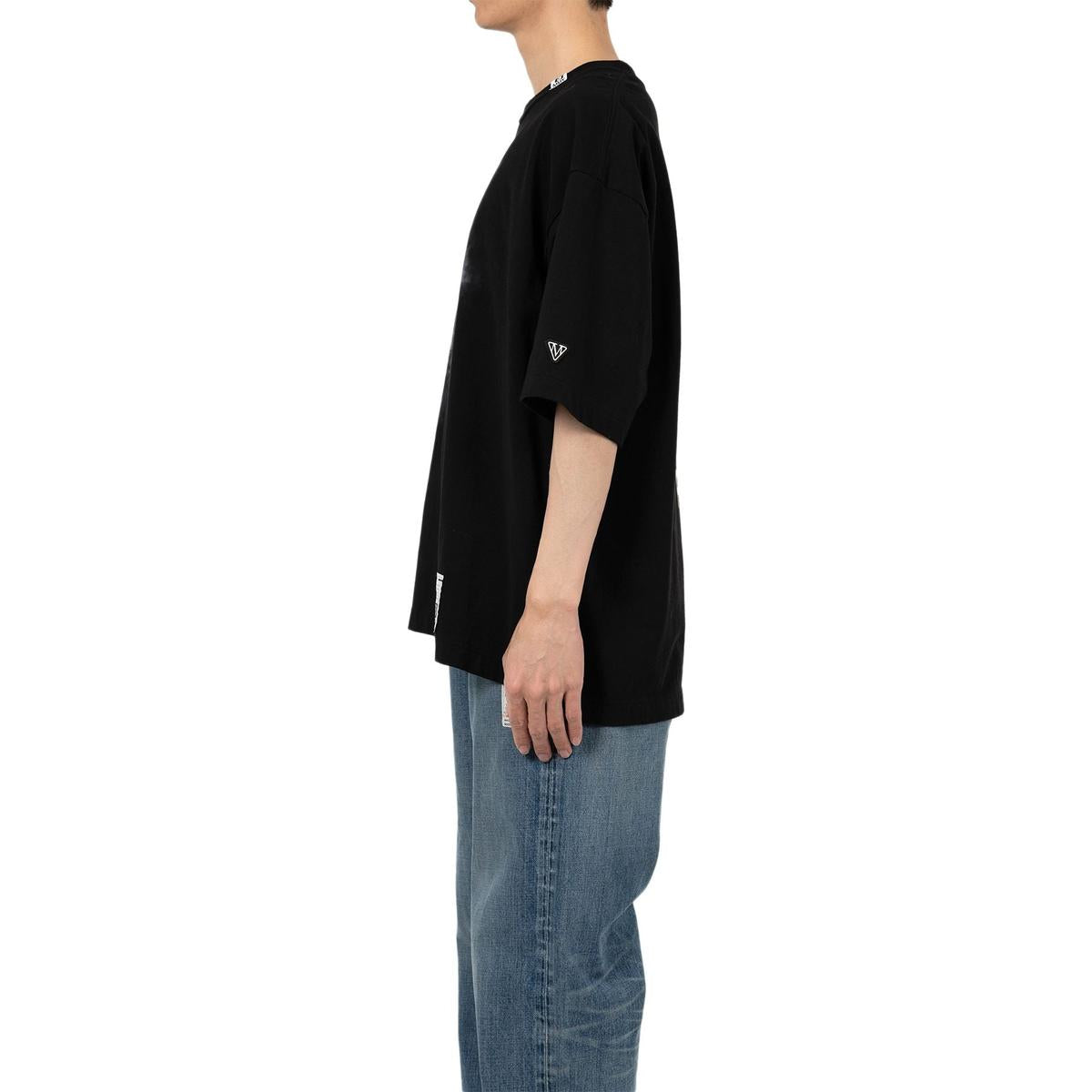 Maison Mihara Black Cat Printed T-shirt