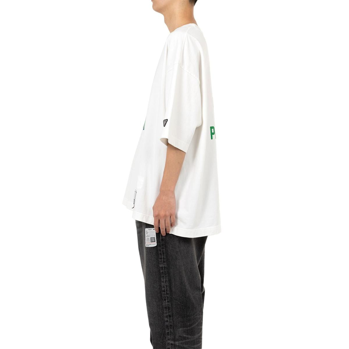 Maison Mihara White Leon Printed T-shirt