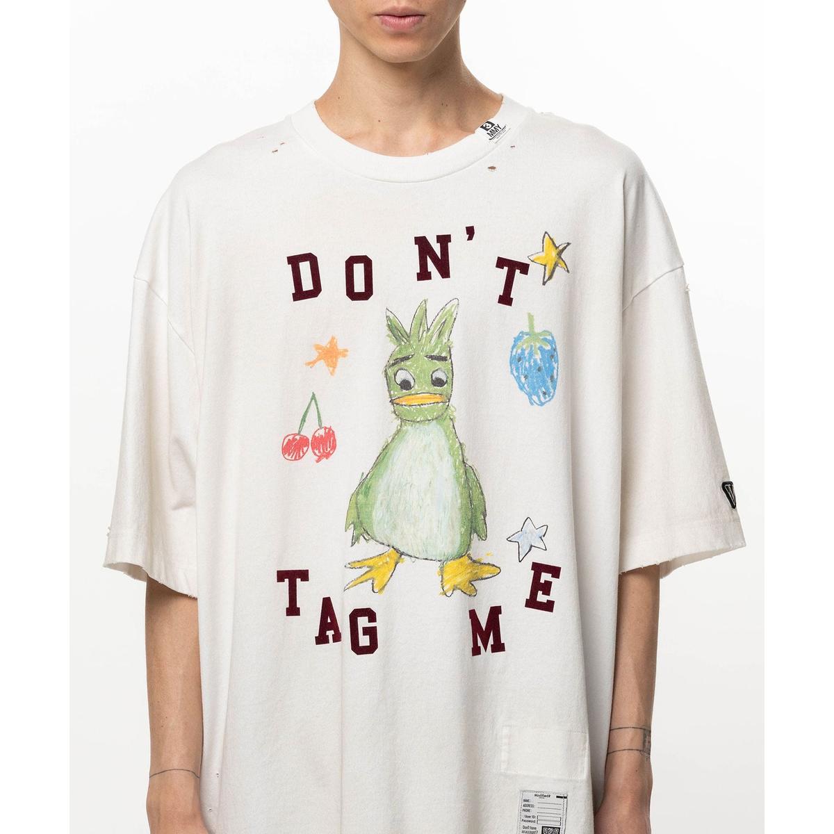 Maison Mihara Leon Doodle Printed T-shirt