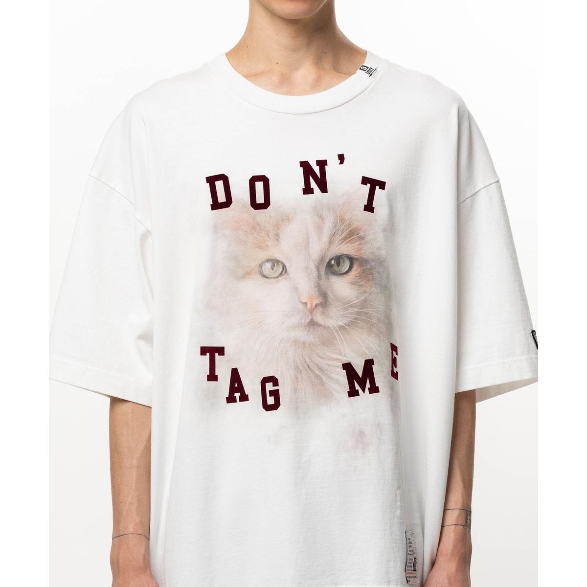 Maison Mihara Cat Printed T-shirt