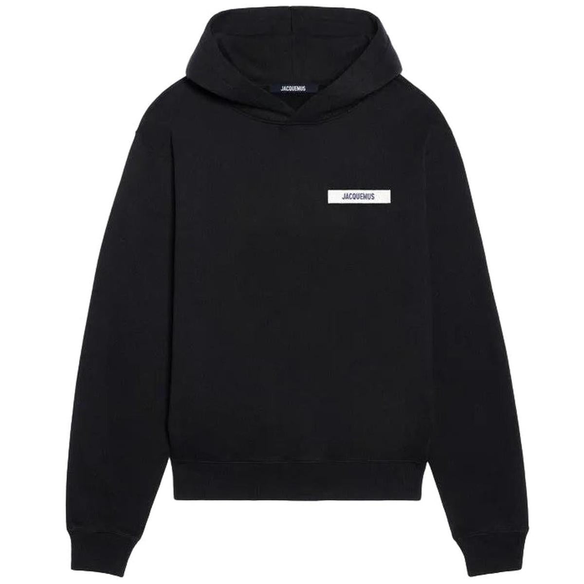 Jacquemus Gros Grain Hoodie in Black