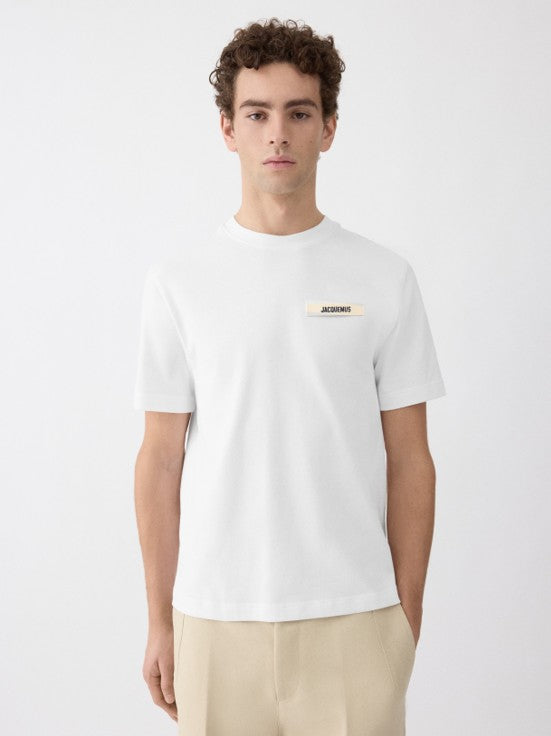 Jacquemus Grosgrain Logo T-Shirt in White