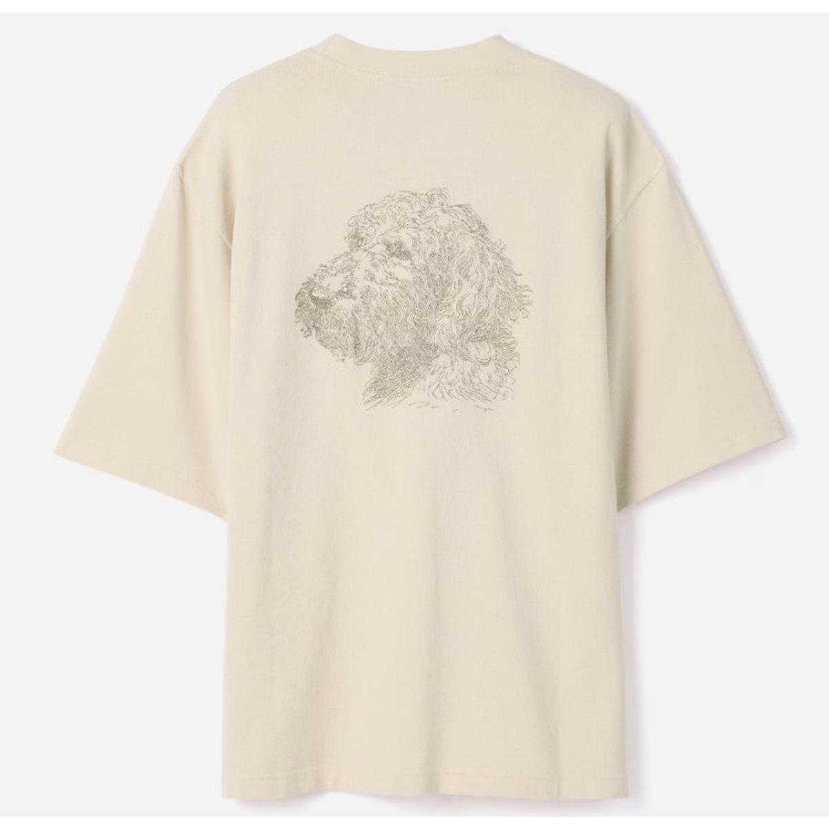 Jacquemus Rita T-Shirt in Multi-Beige