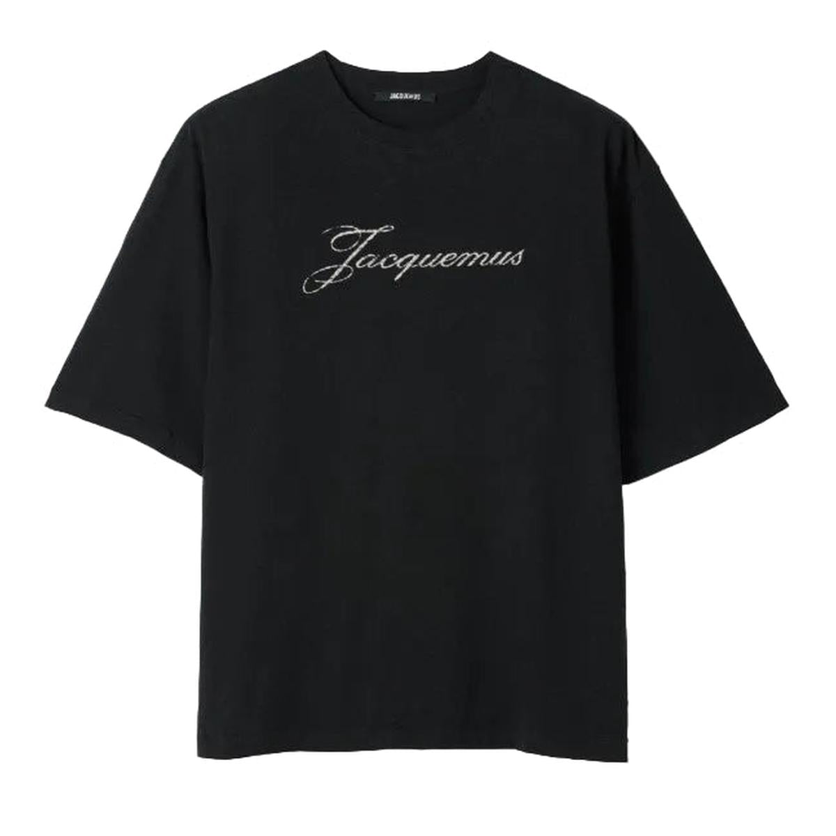 Jacquemus Logo T-Shirt in Black