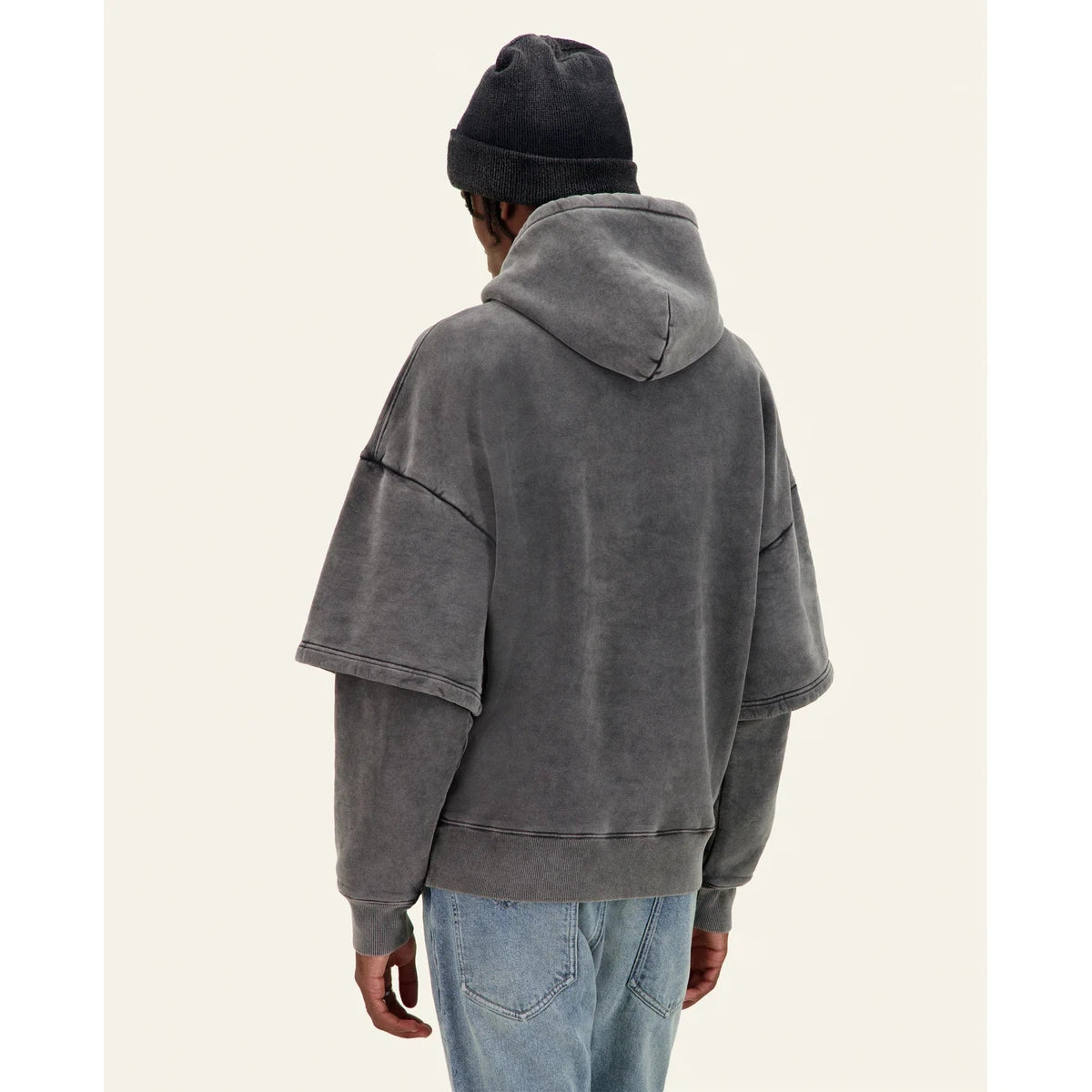 Mouty Joss Black Washed Hoodie