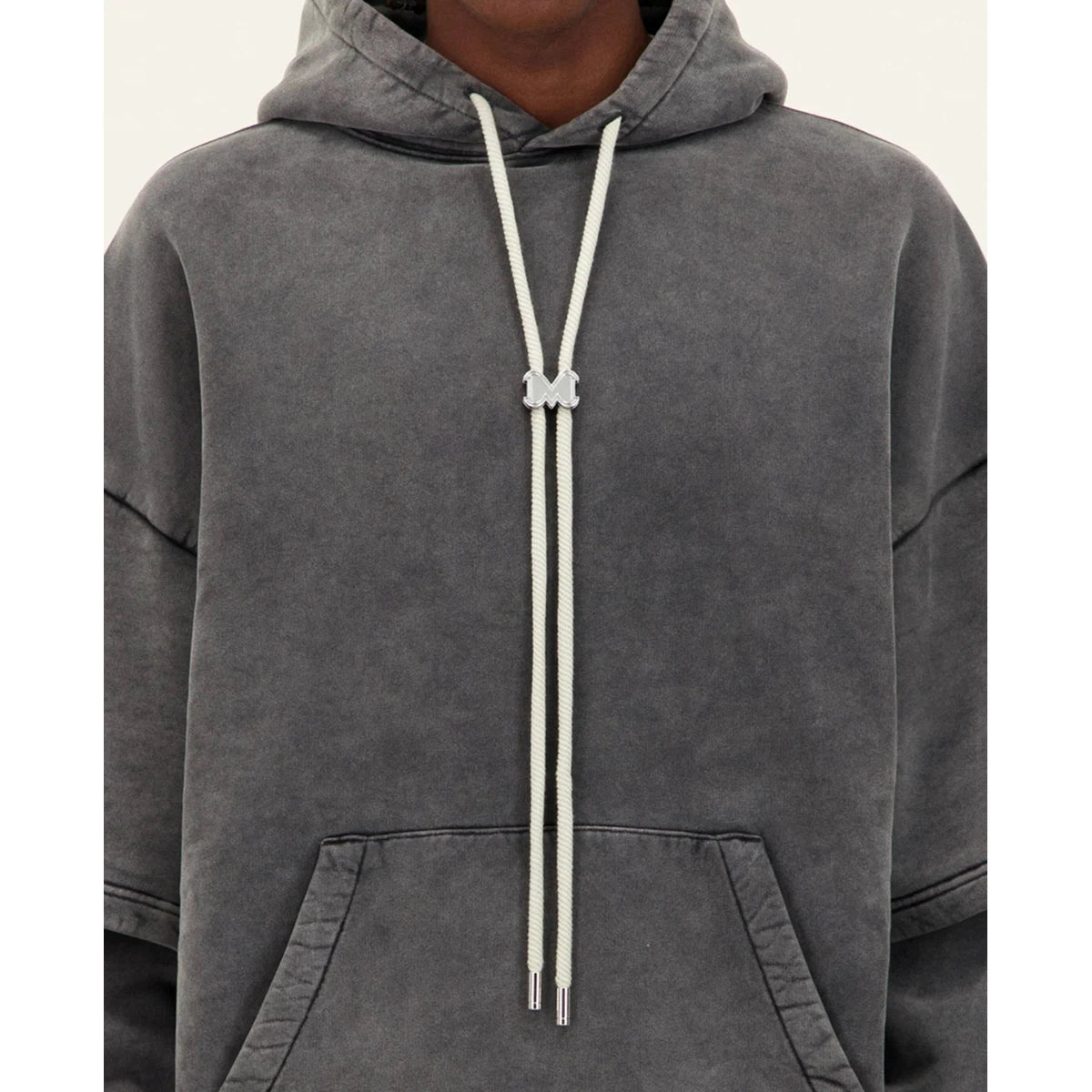 Mouty Joss Black Washed Hoodie