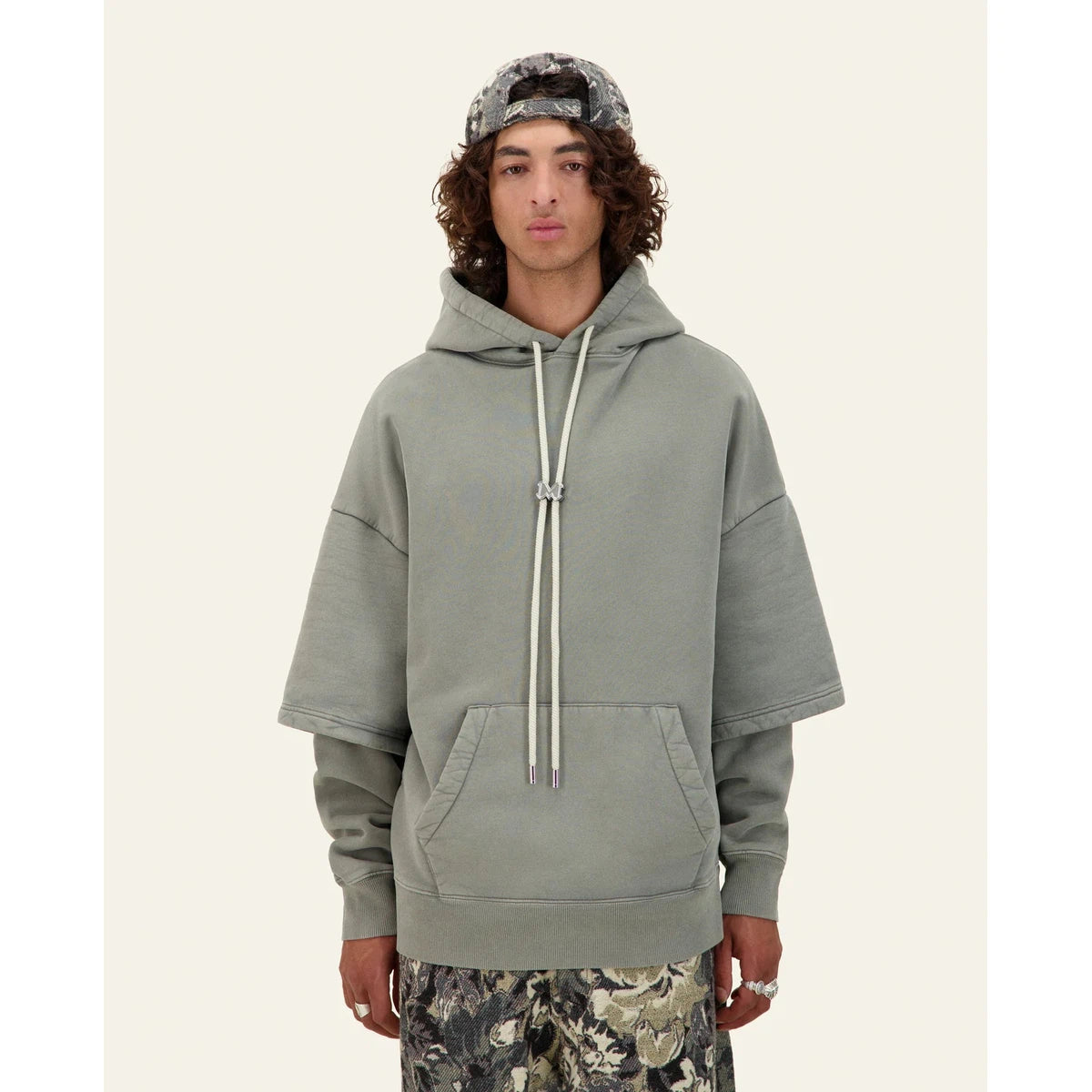 Mouty Joss Khaki Hooded Sweatshirt