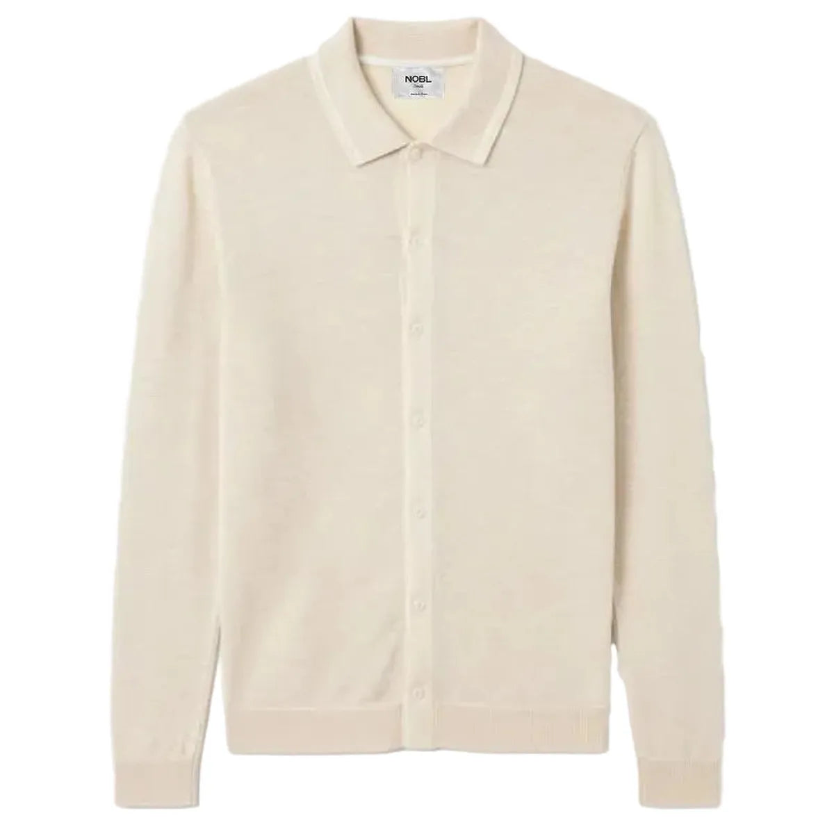 NOBL Koda Button Down Tipped Knit Shirt