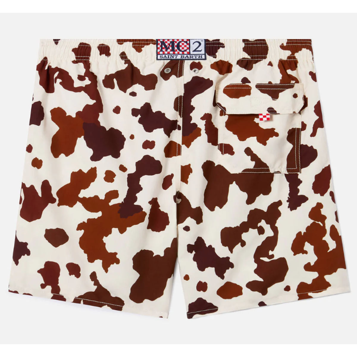MC2 Saint Barth Gustavia Swim Shorts in Cow Print