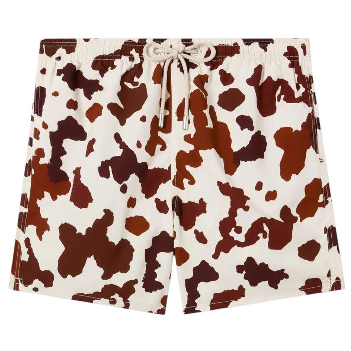 MC2 Saint Barth Gustavia Swim Shorts in Cow Print