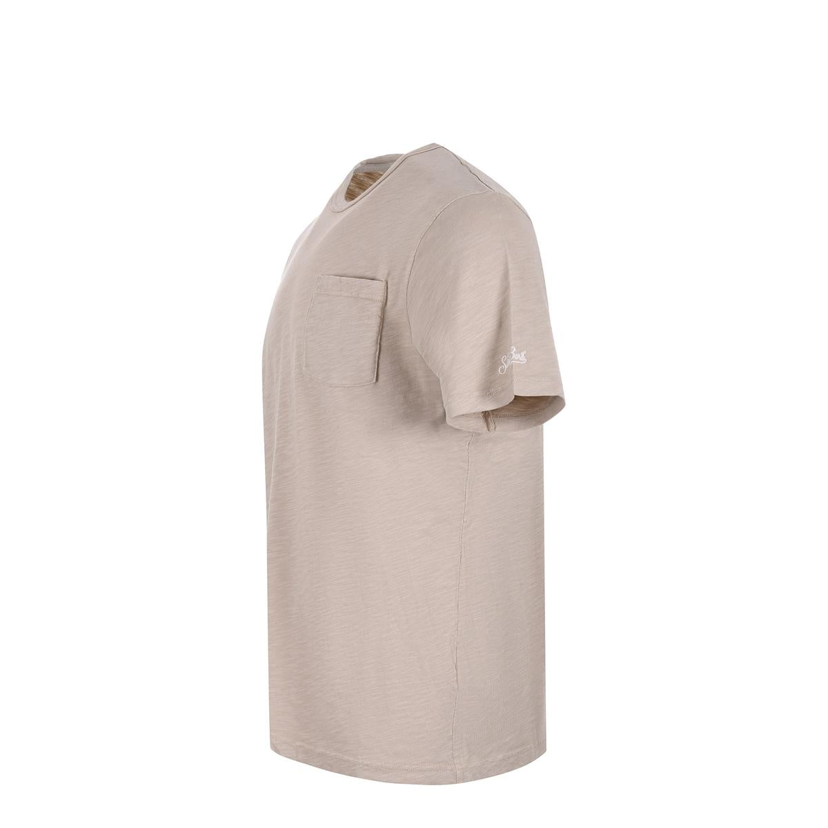 MC2 Man Cream Linen T-shirt