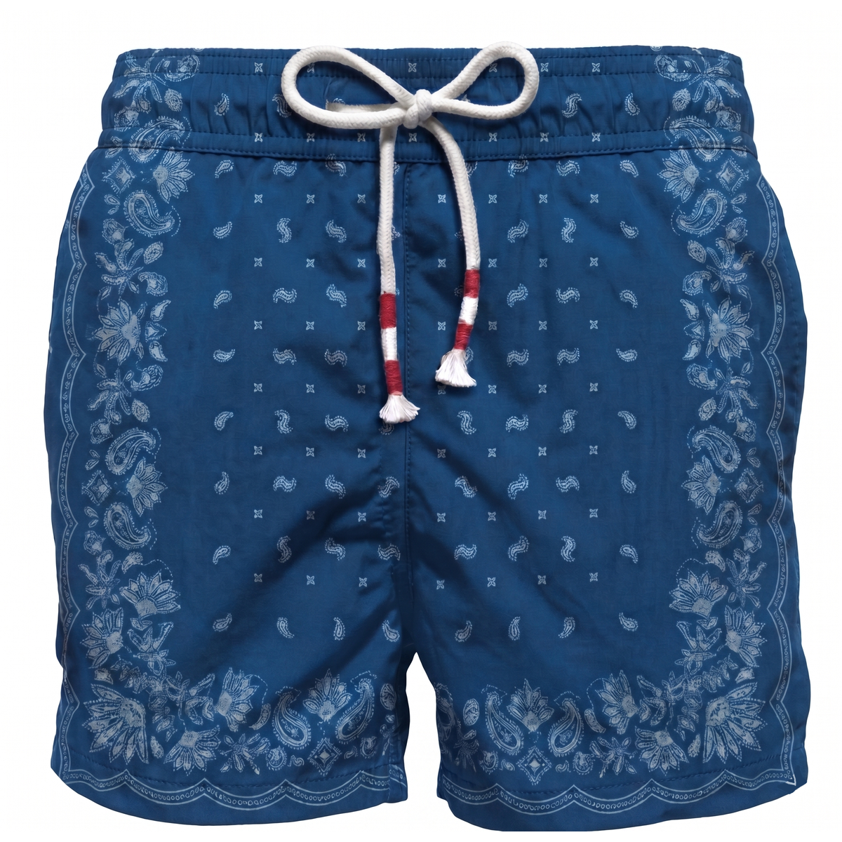MC2 Saint Barth Gustavia Swim Shorts in Indigo Foulard Print