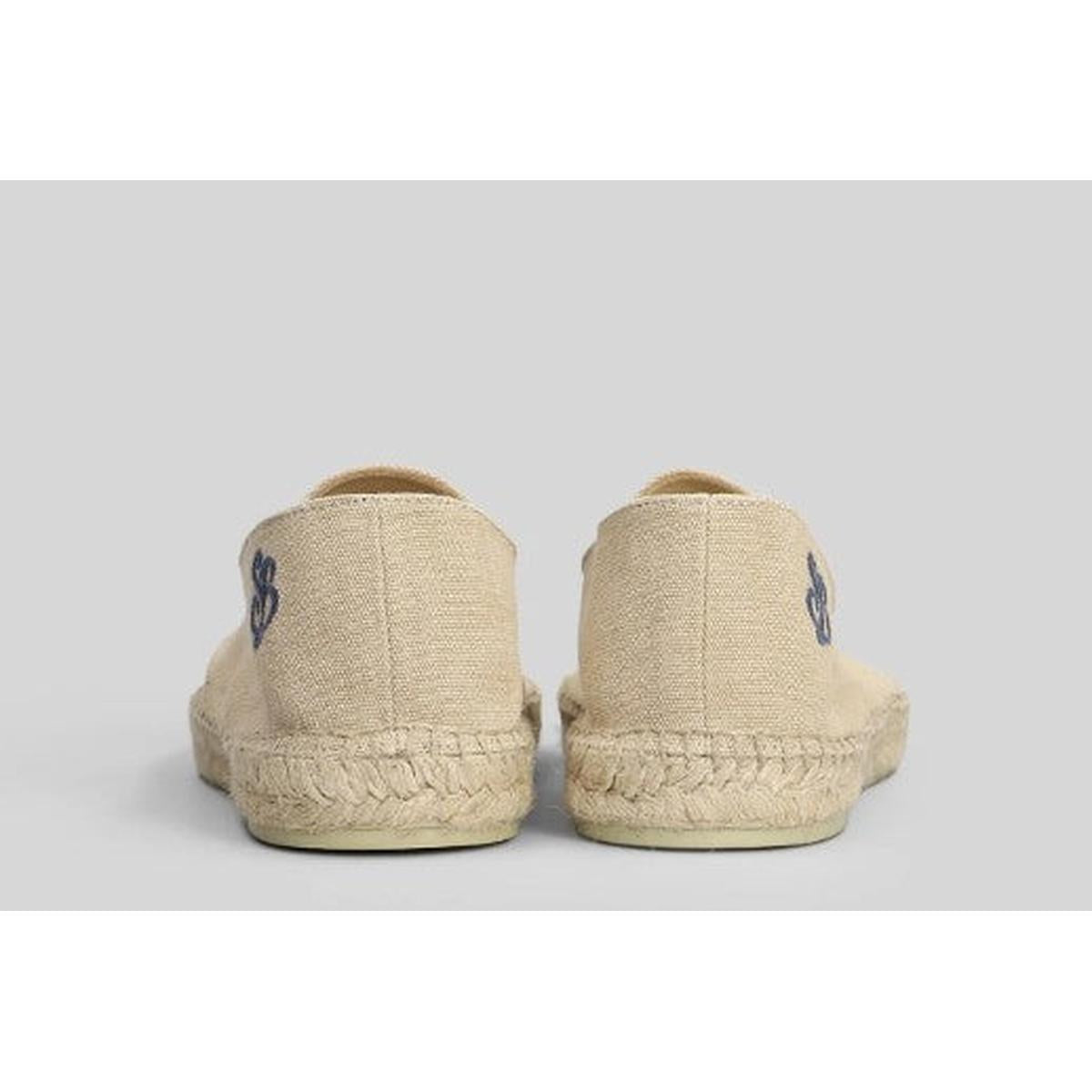 MC2 Saint Barth Miro Canvas Espadrilles in Beige
