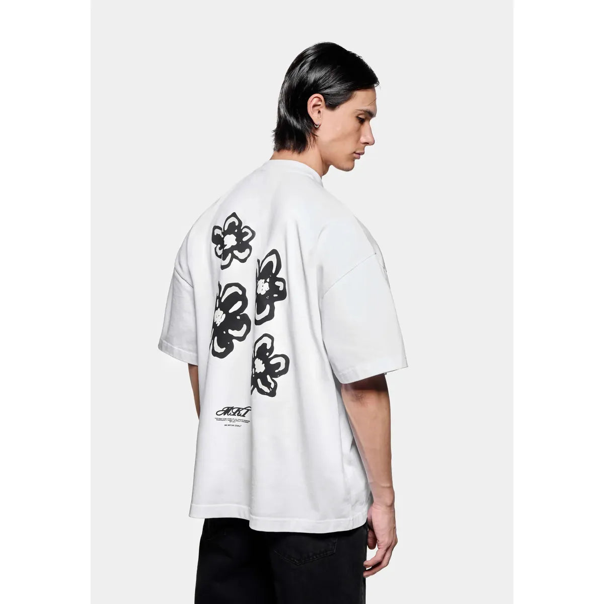 MKI Hibiscus T-Shirt in White