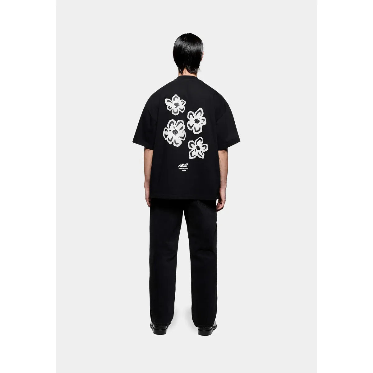 MKI Hibiscus T-Shirt in Black