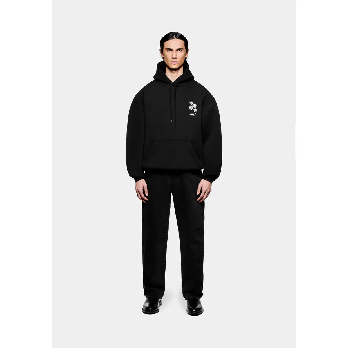 MKI Hibiscus Hoody in Black