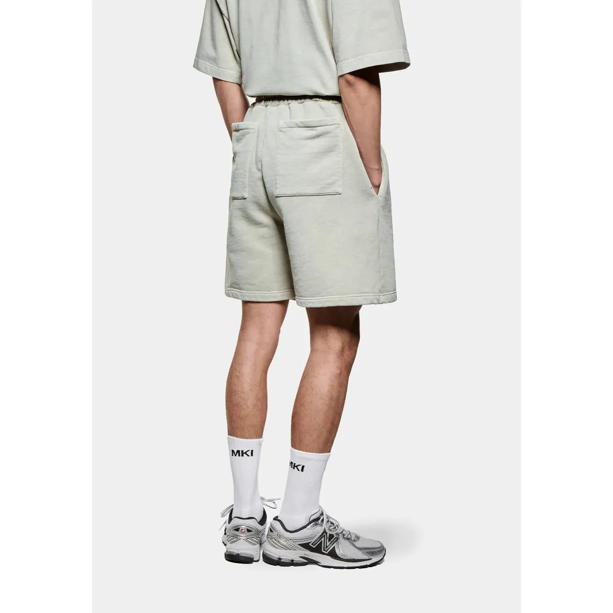 MKI Uniform Shorts in Pigment Cement