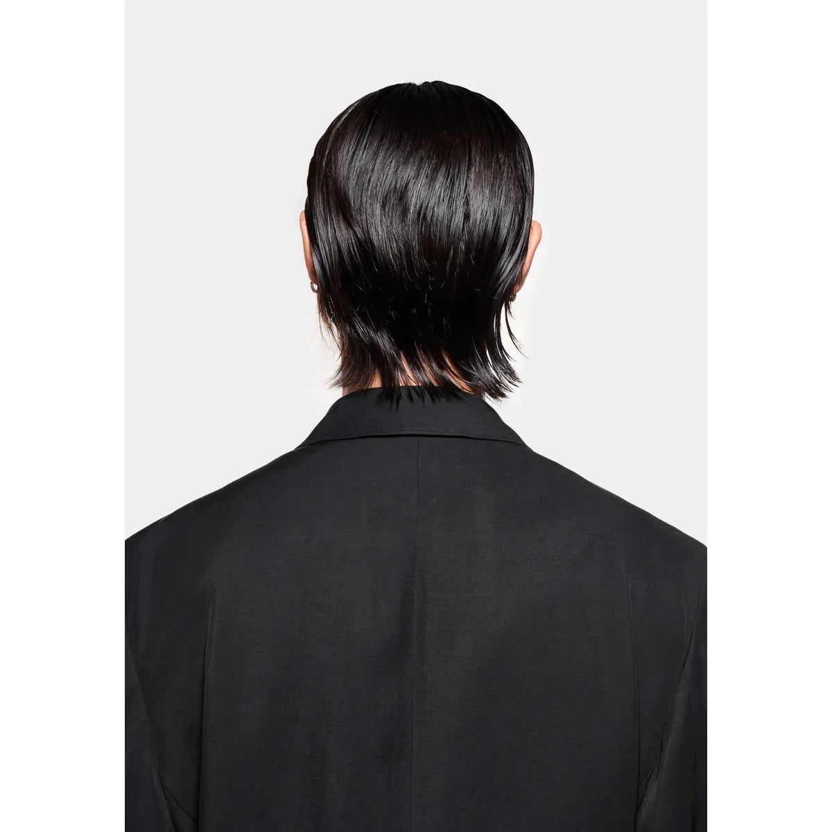 MKI Double Breasted Suit Jacket in Black