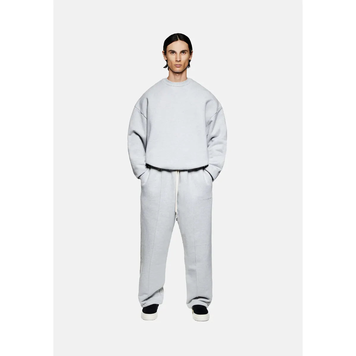 MKI 800 GSM SUPERWEIGHT GREY CREWNECK