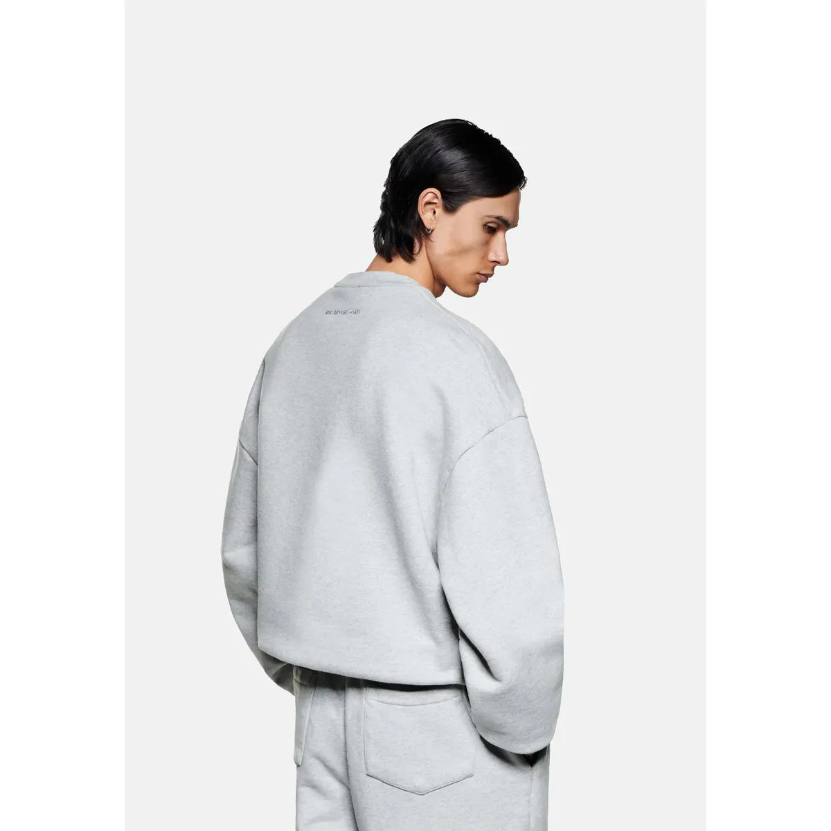 MKI 800 GSM SUPERWEIGHT GREY CREWNECK