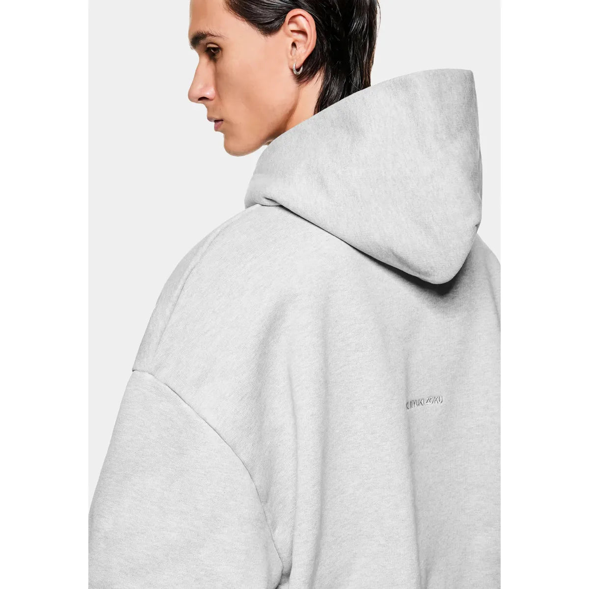 MKI 800 GSM SUPERWEIGHT GREY HOODY