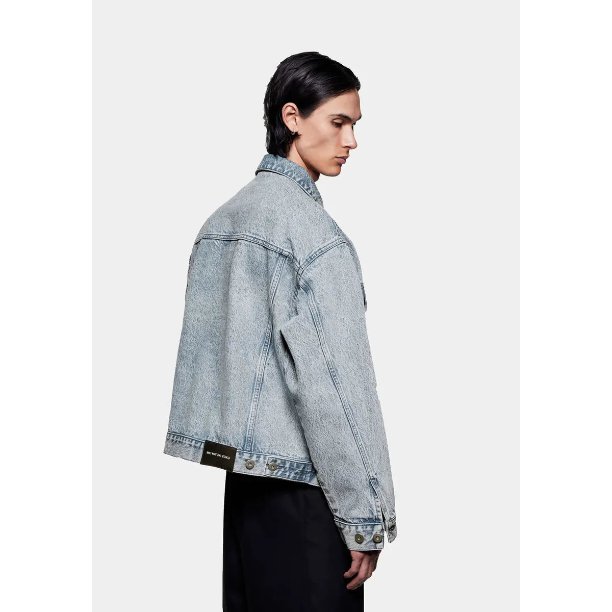 MKI DENIM TRUCKER BLEACH WASH JACKET