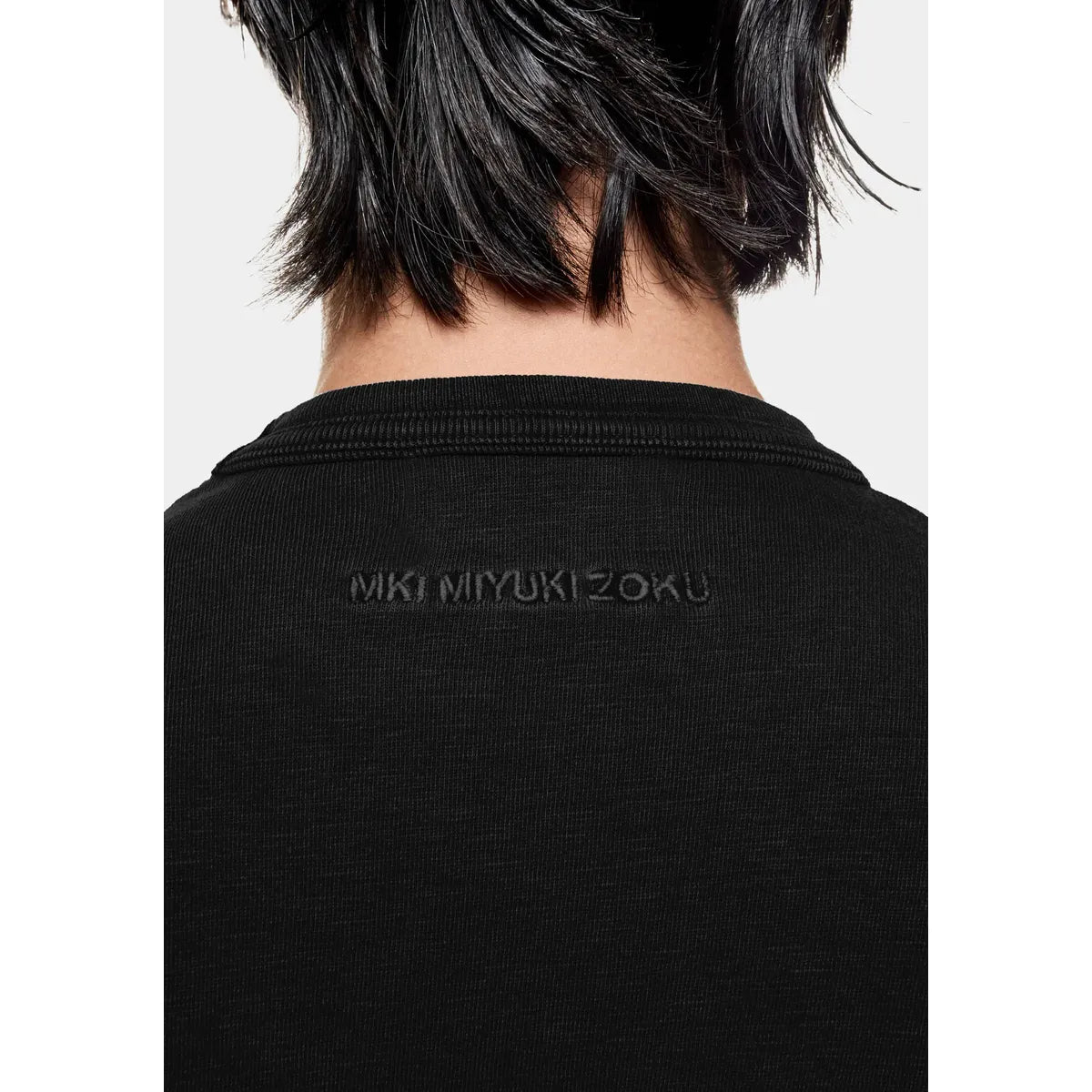MKI 220 GSM SLUB BLACK T-SHIRT