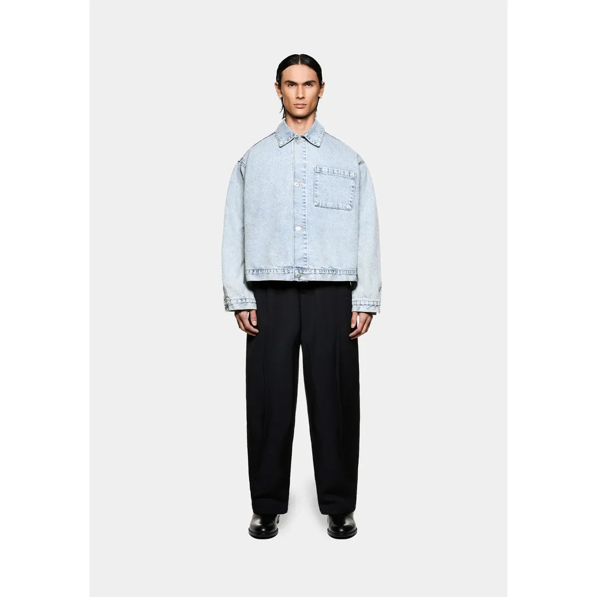 MKI TWISTED WEAVE TRUCKER JACKET