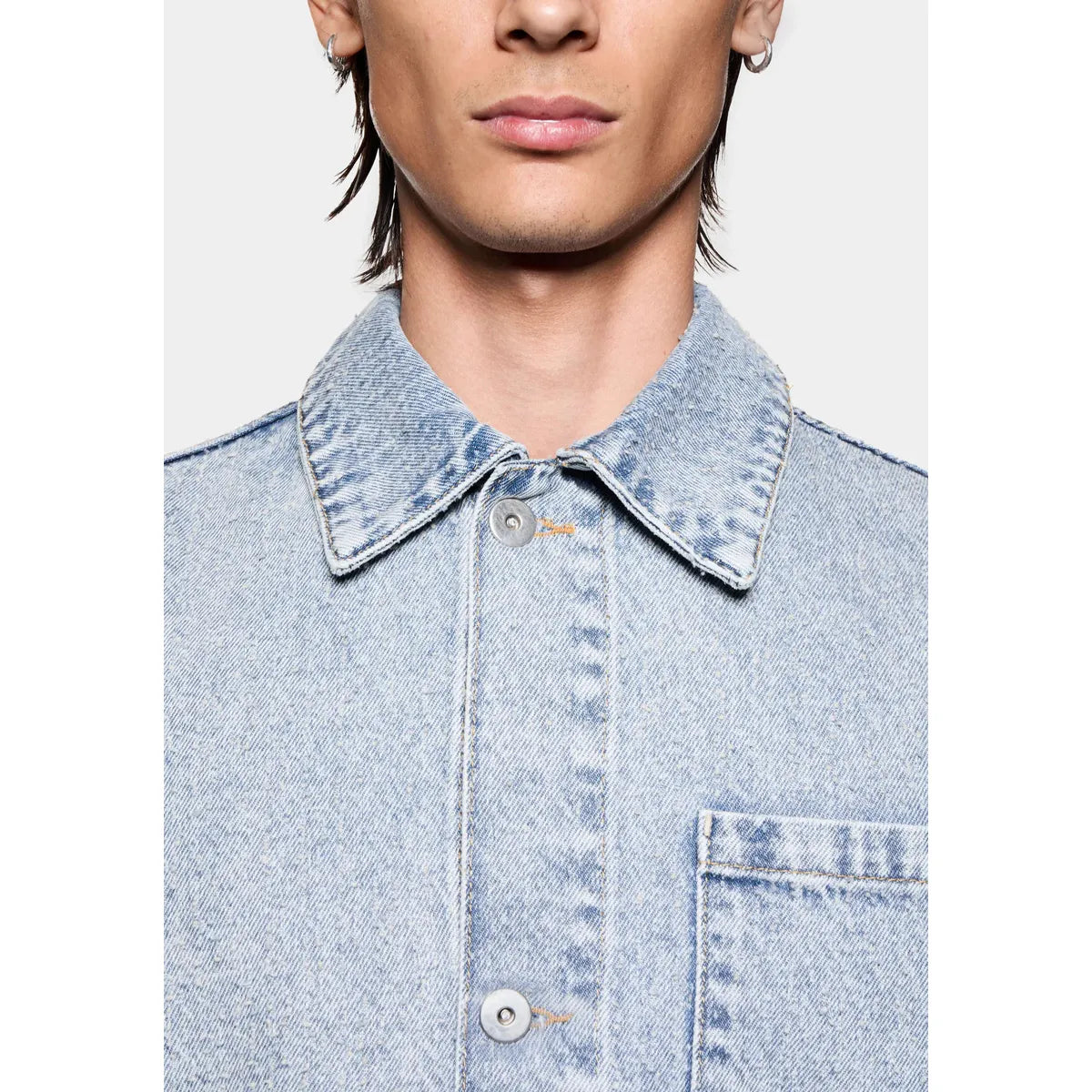 MKI TWISTED WEAVE TRUCKER JACKET