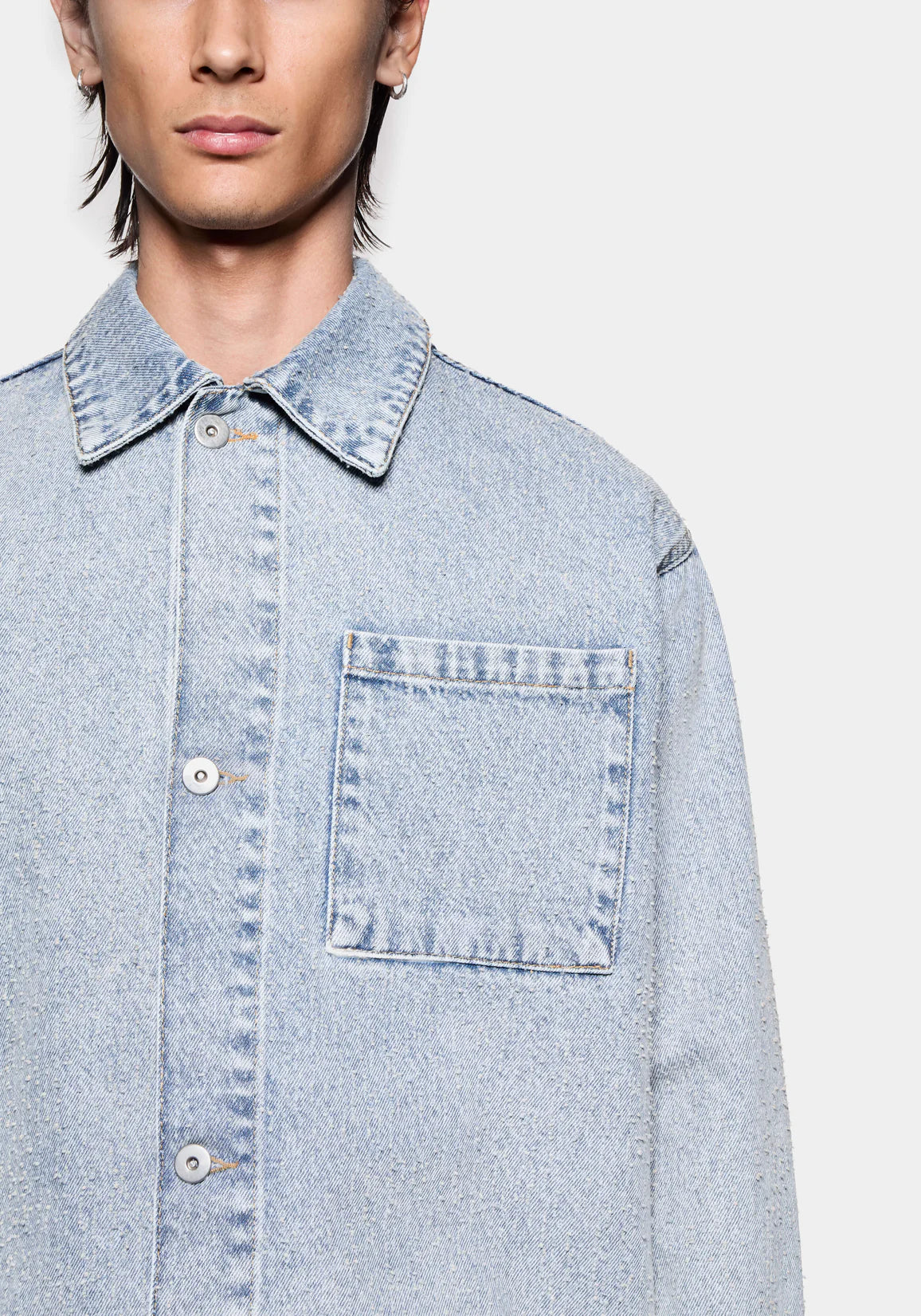 MKI TWISTED WEAVE TRUCKER JACKET
