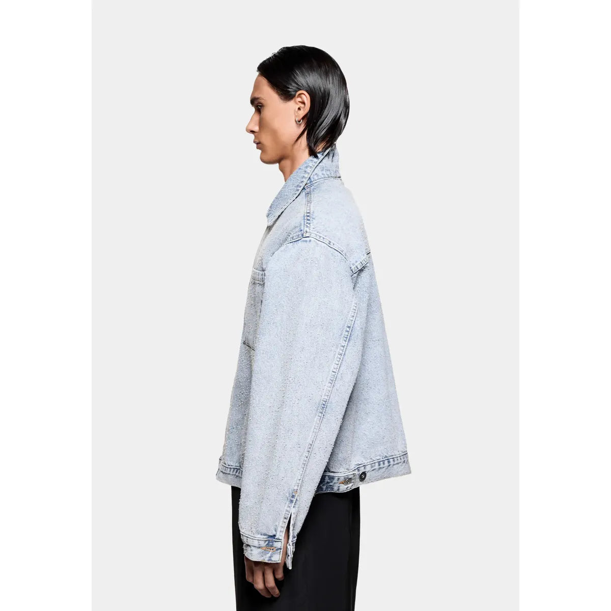 MKI TWISTED WEAVE TRUCKER JACKET