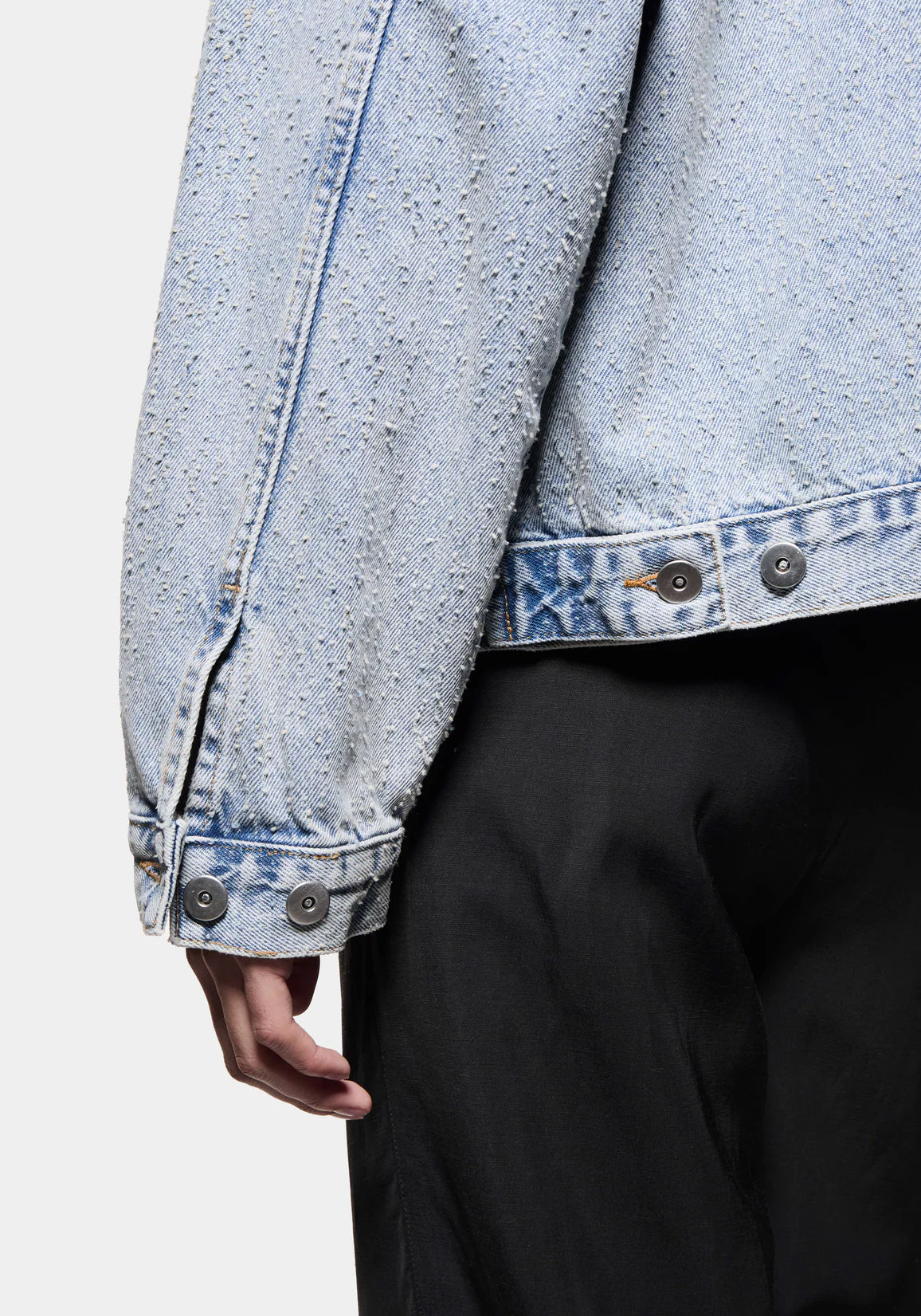 MKI TWISTED WEAVE TRUCKER JACKET