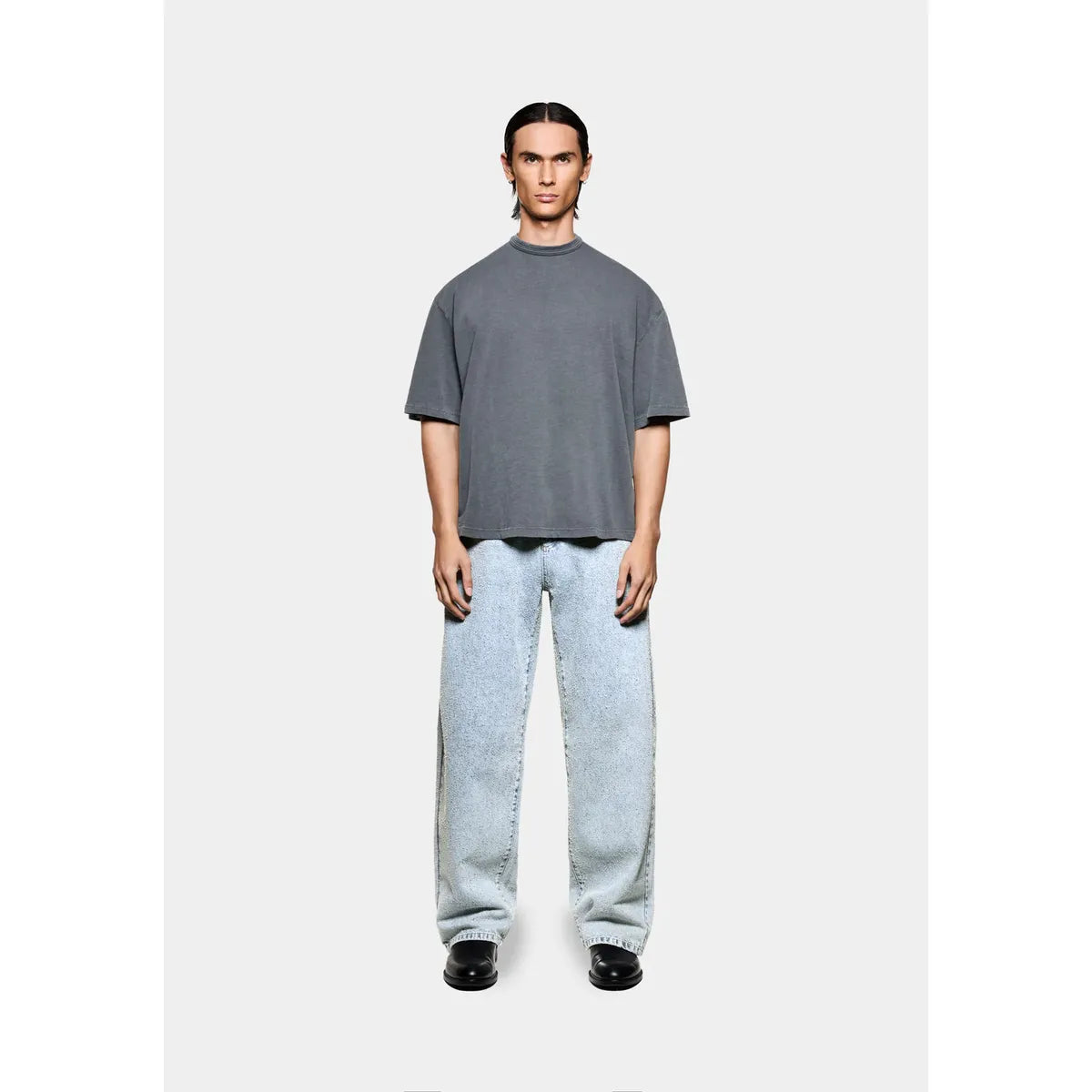 MKI TWISTED WEAVE WIDE LEG JEANS