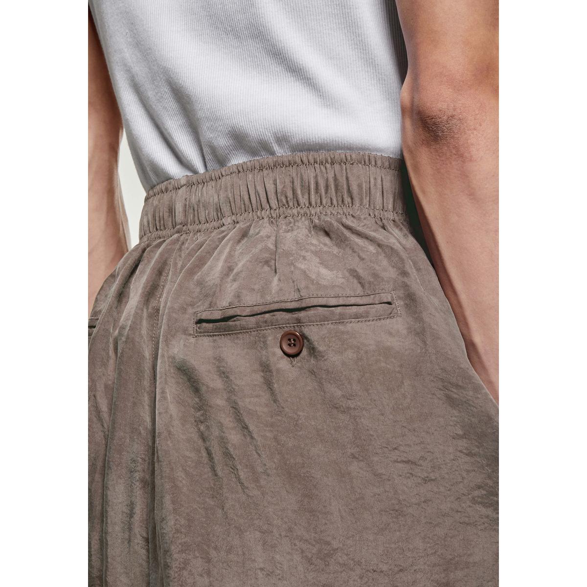 MKI BROWN SANDWASH CUPRO SHORTS