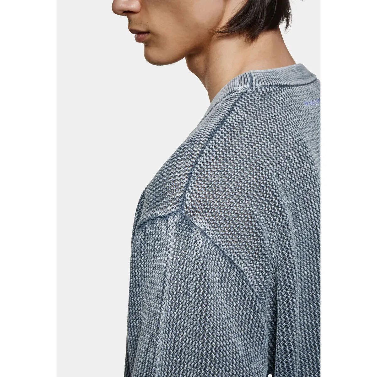 MKI PIGMENT GREY LOOSE GAUGE LONGSLEEVE