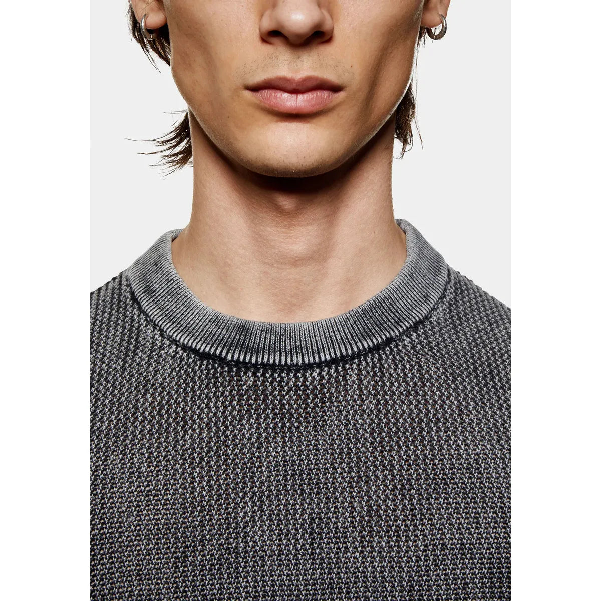 MKI PIGMENT BLACK LOOSE GAUGE LONGSLEEVE