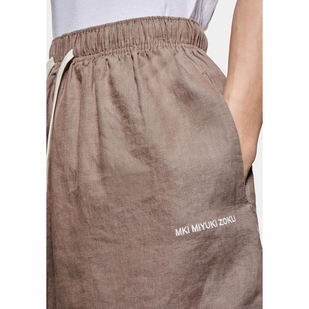 MKI MUSHROOM LINEN SHORTS