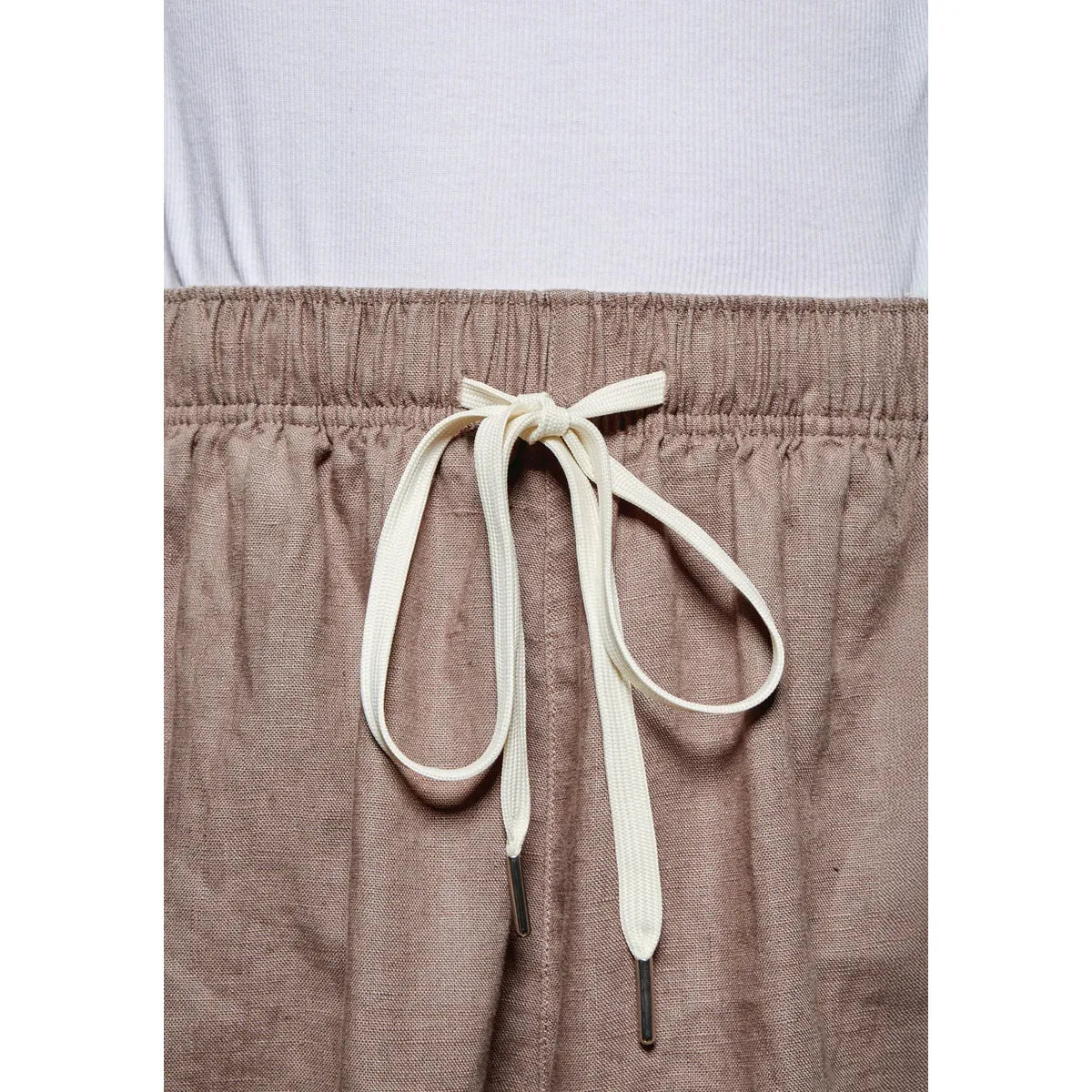 MKI MUSHROOM LINEN SHORTS