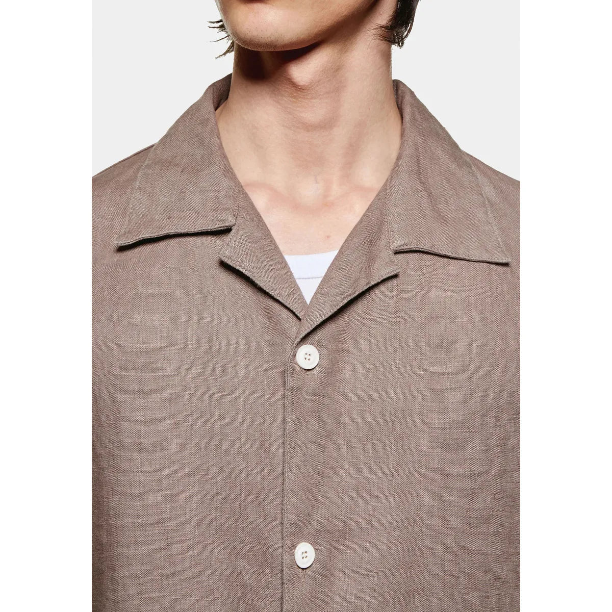 MKI MUSHROOM LINEN VACATION SHIRT
