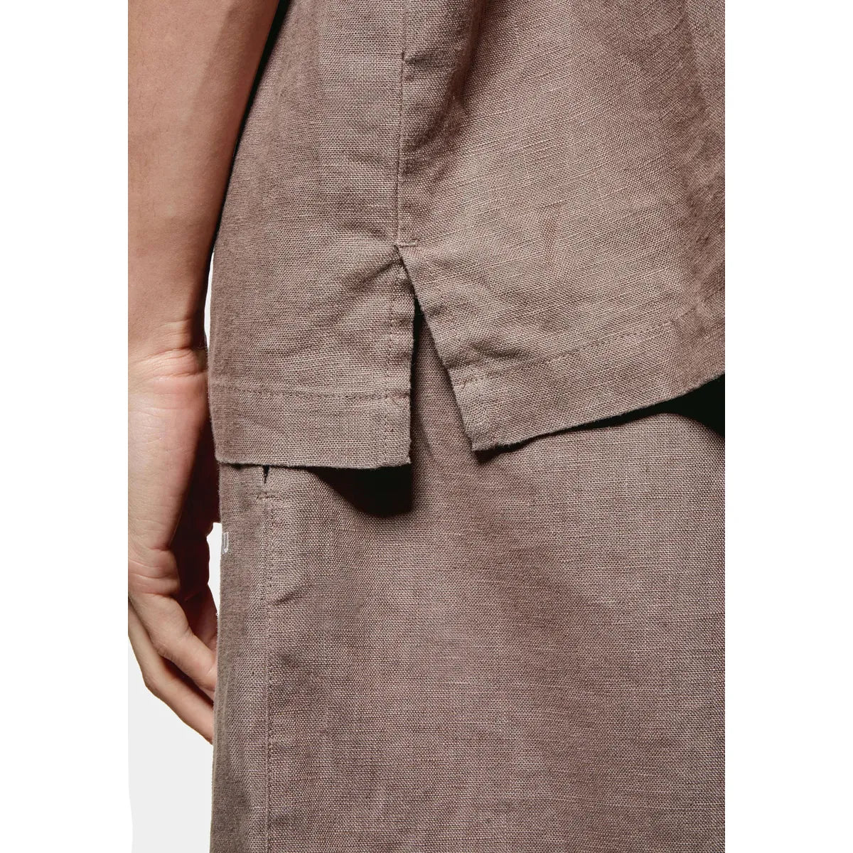 MKI MUSHROOM LINEN VACATION SHIRT