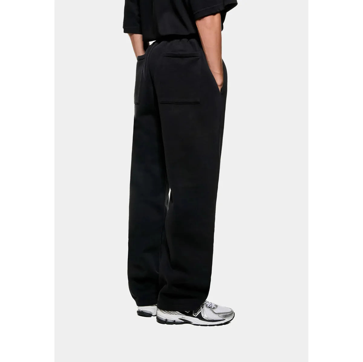 MKI BLACK UNIFORM WIDE LEG JOGGERS