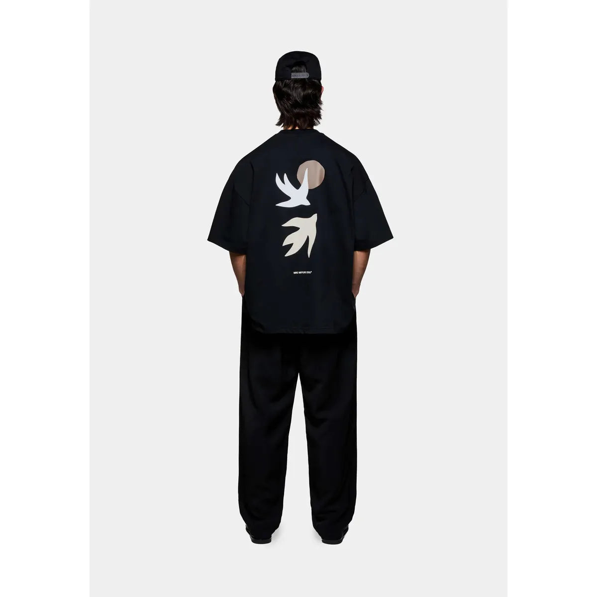 MKI BLACK SWALLOW T-SHIRT