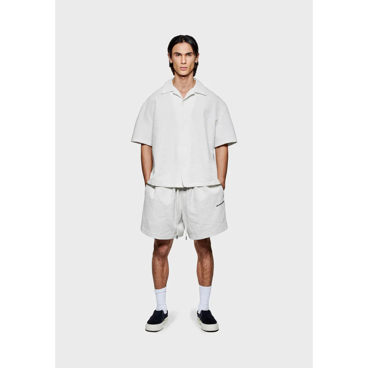 MKI BONE SEERSUCKER VACATION SHIRT