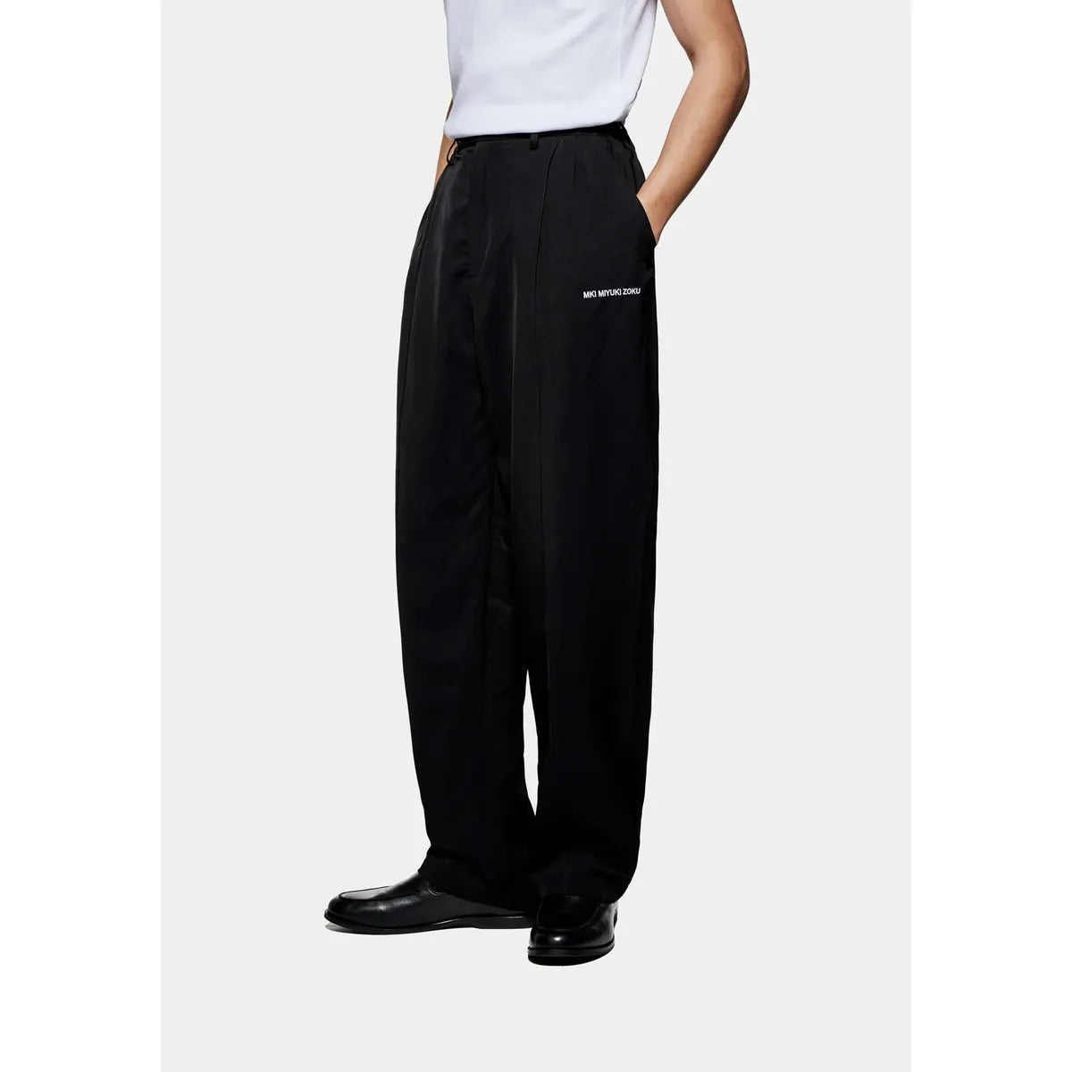 MKI VISCOSE WIDE FIT SUIT PANTS