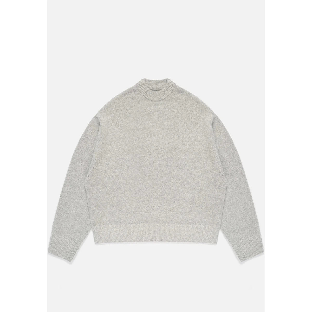 MKI MOHAIR BLEND KNIT CREWNECK GREY