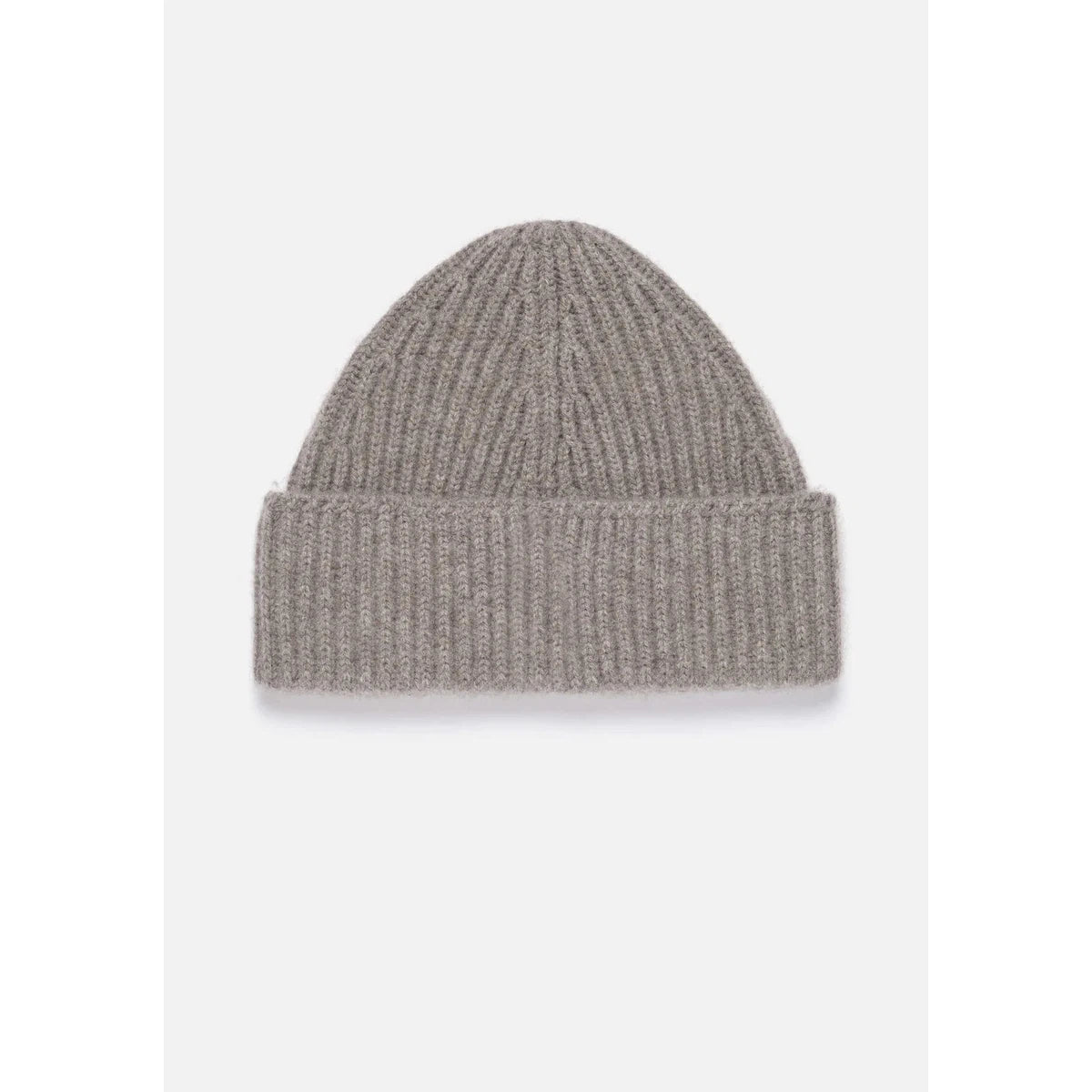 MKI CASHMERE RIBBED BEANIE