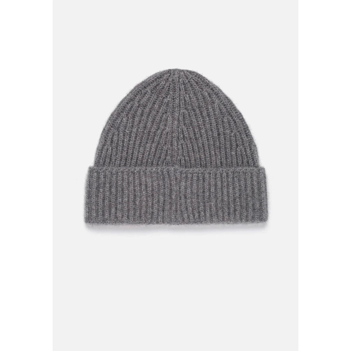 MKI CASHMERE RIBBED BEANIE