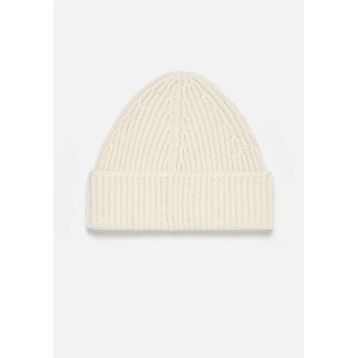 MKI CASHMERE RIBBED BEANIE