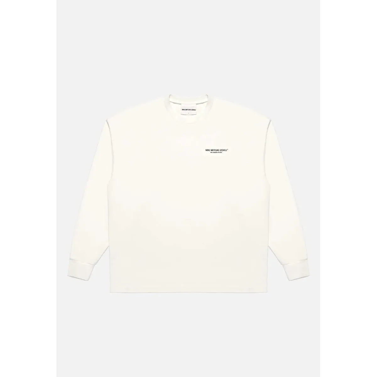 MKI DESIGN STUDIO LONGSLEEVE WHITE T-SHIRT