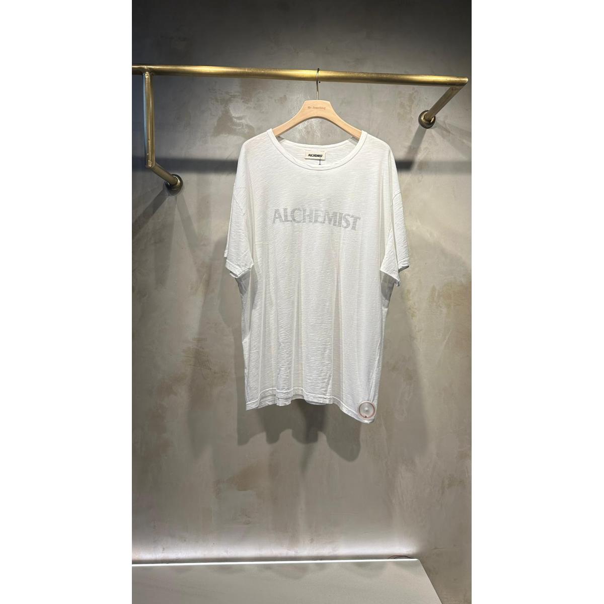 Alchemist Reverse Logo Optic White T-Shirt